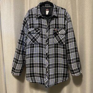Genuine Dickies Oversize Flannel Shirt Jacket with Quilted Lining